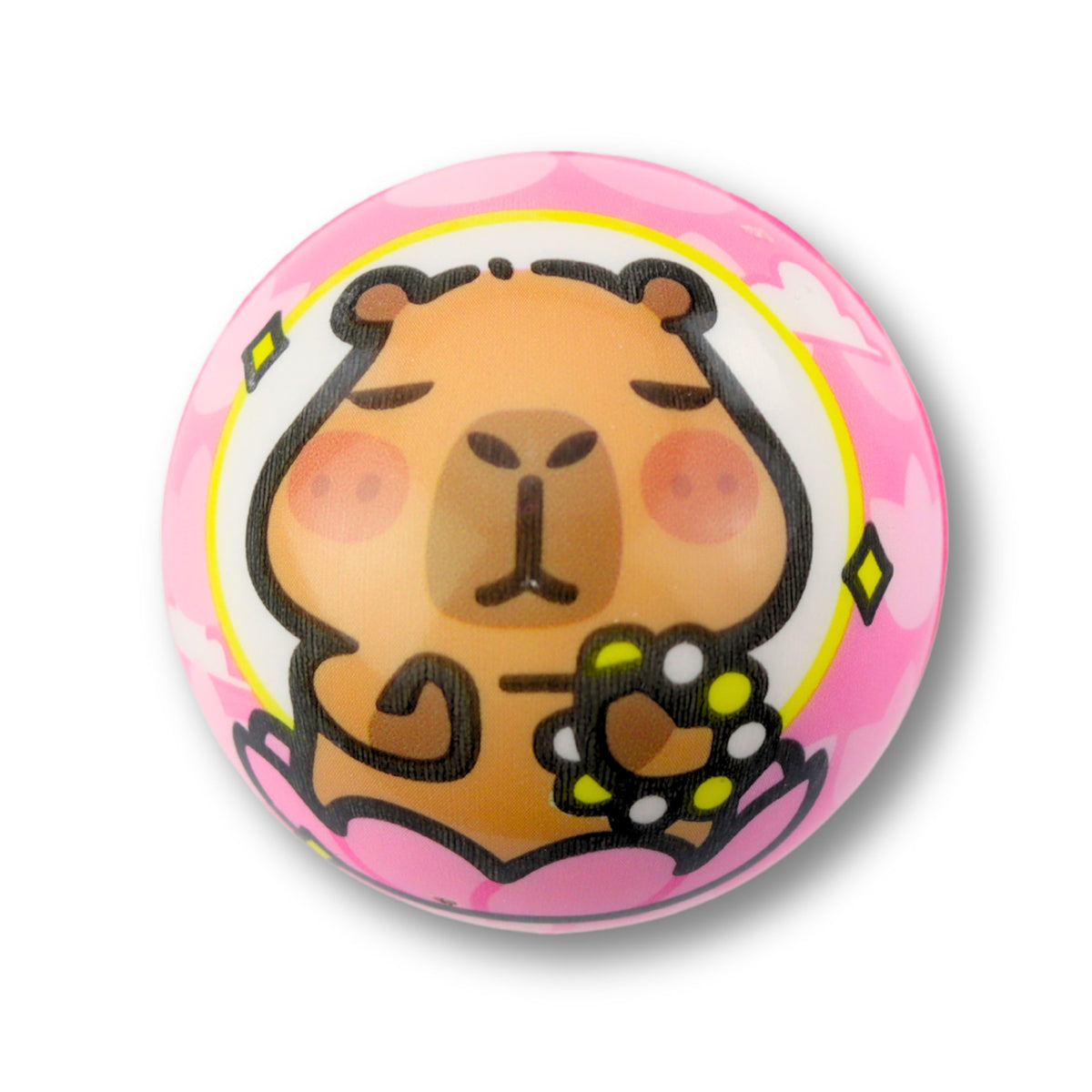 Foam Ball For Bouncing Fun Capybara 6.5 Cm