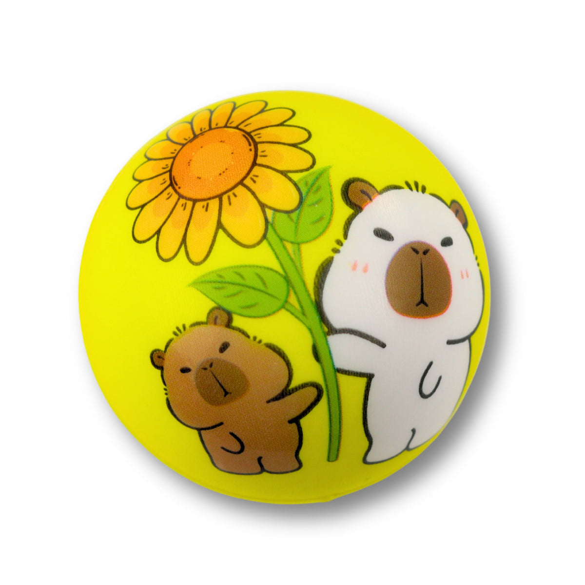 Foam Ball For Bouncing Fun Capybara 6.5 Cm
