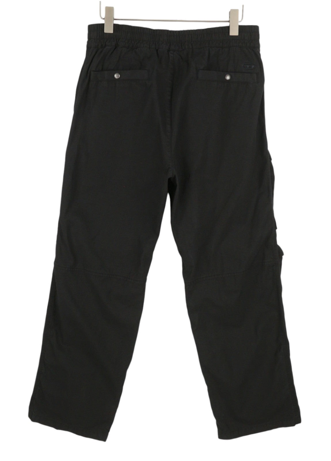 Diesel P-danzel Men Trousersw34 Black Utility Relaxed Leg Cargo Rrp275