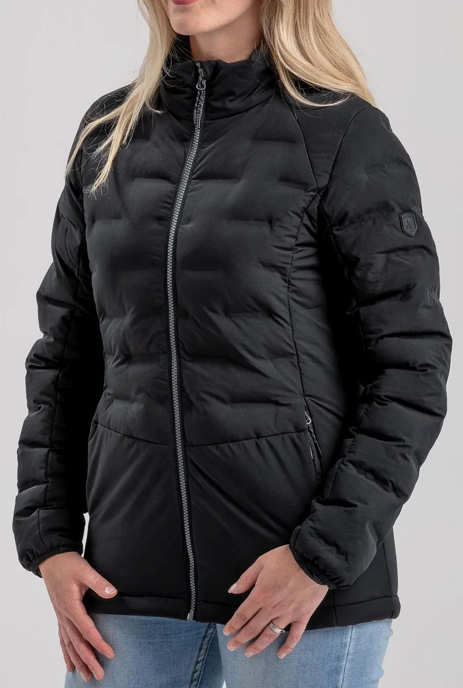 Jaqueta de inverno feminina Kjelvik Sitaa preta