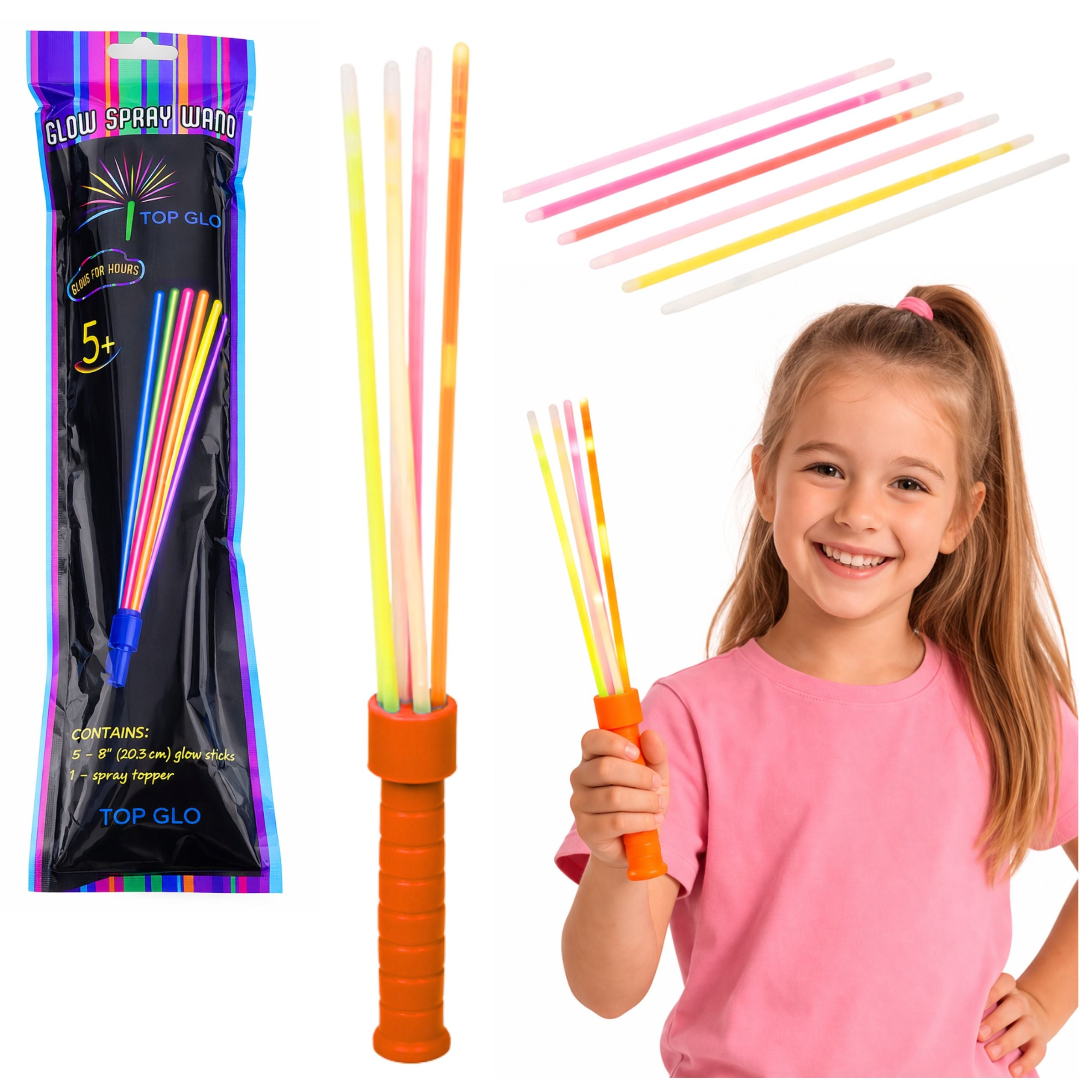 Glow-in-the-dark Wand Neon Stick 29 Cm