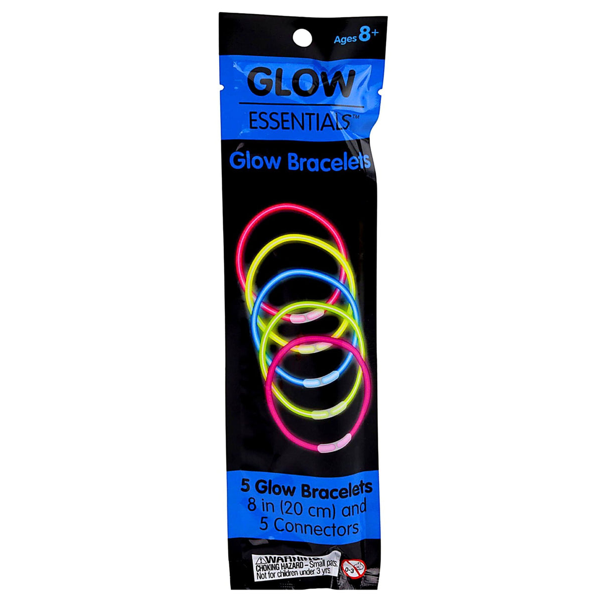 Glow In The Dark Neon Stick Bráisléid Fluaraiseacha Bannaí láimhe 5 ríomhaire.