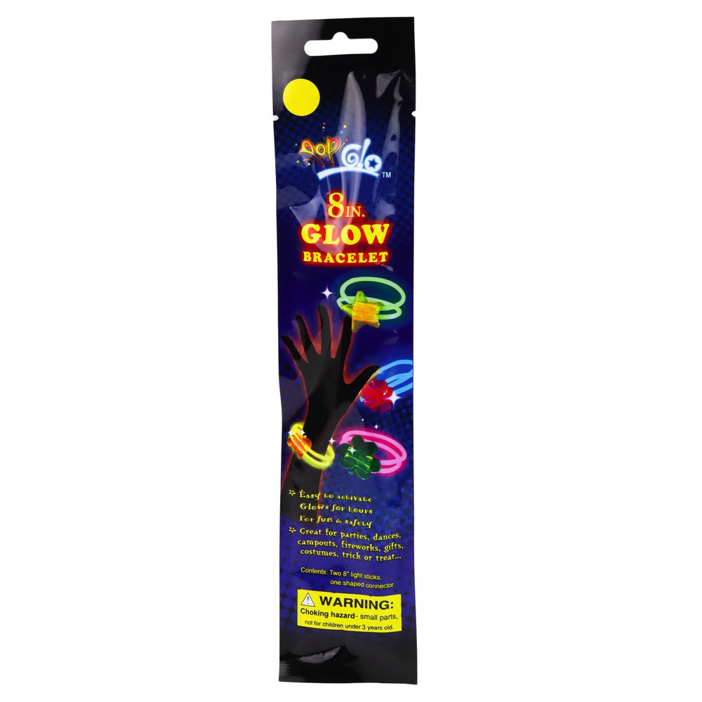 Double Fluorescent Butterfly Bracelet With Neon Stick