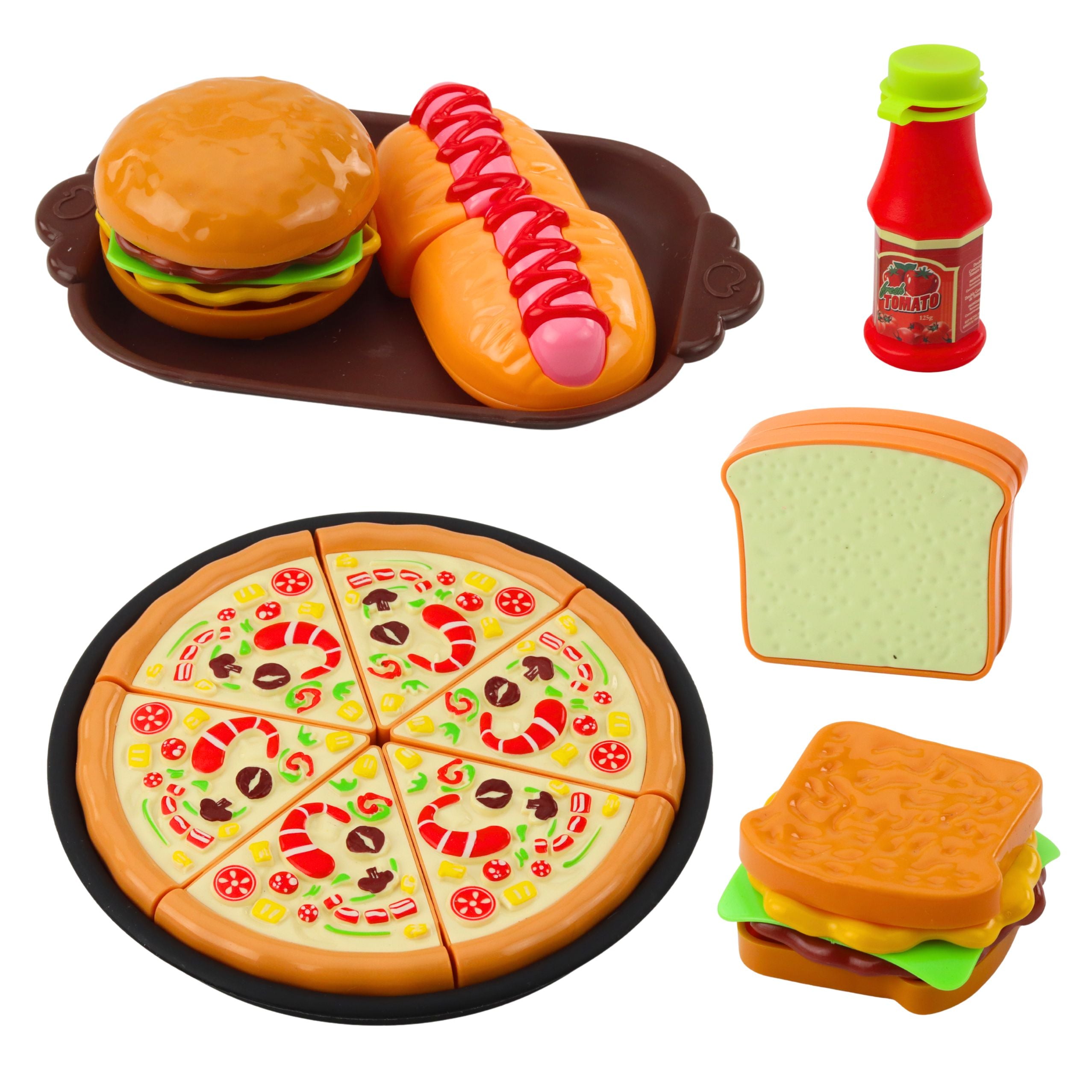 Picnic Basket Set Braided Food Accessories 33 Pcs.