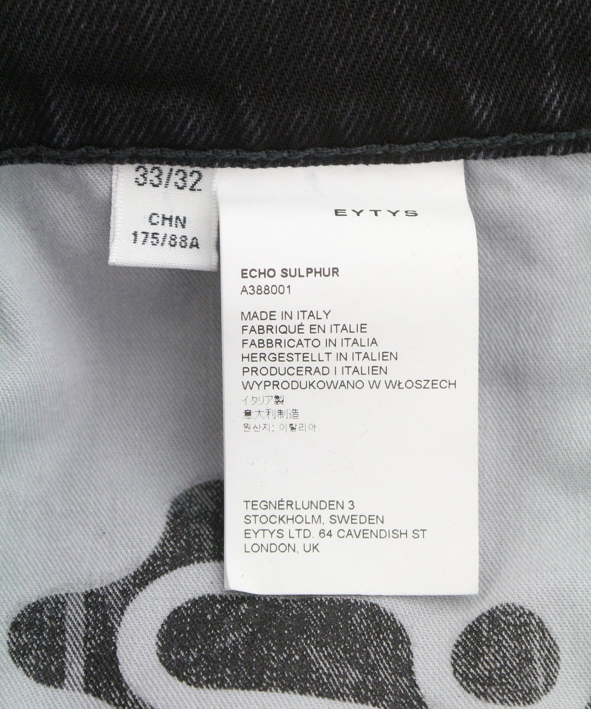 Jeans Echo Sulphur Ultra Baggy Fit