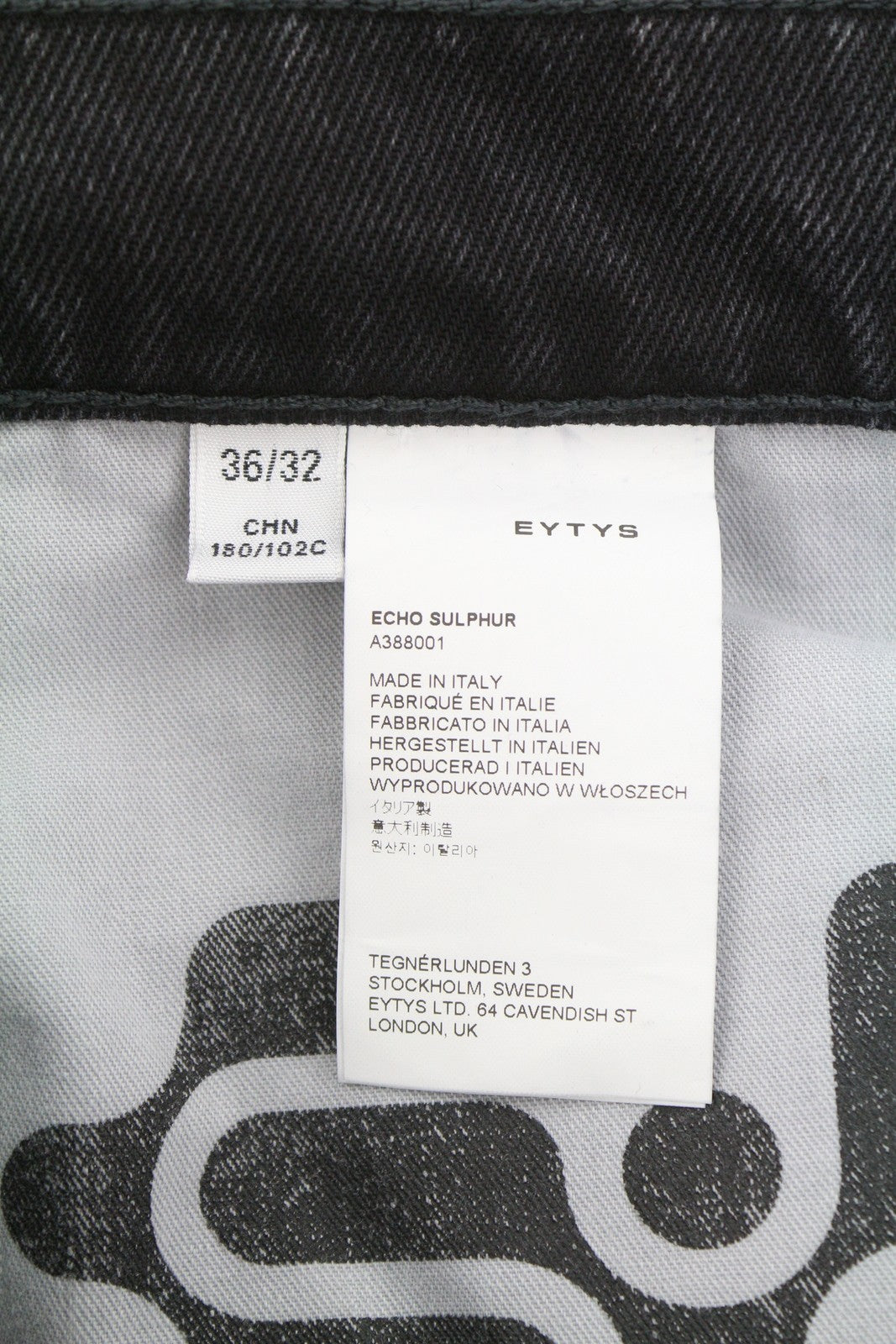 Jeans Echo Sulphur Ultra Baggy Fit