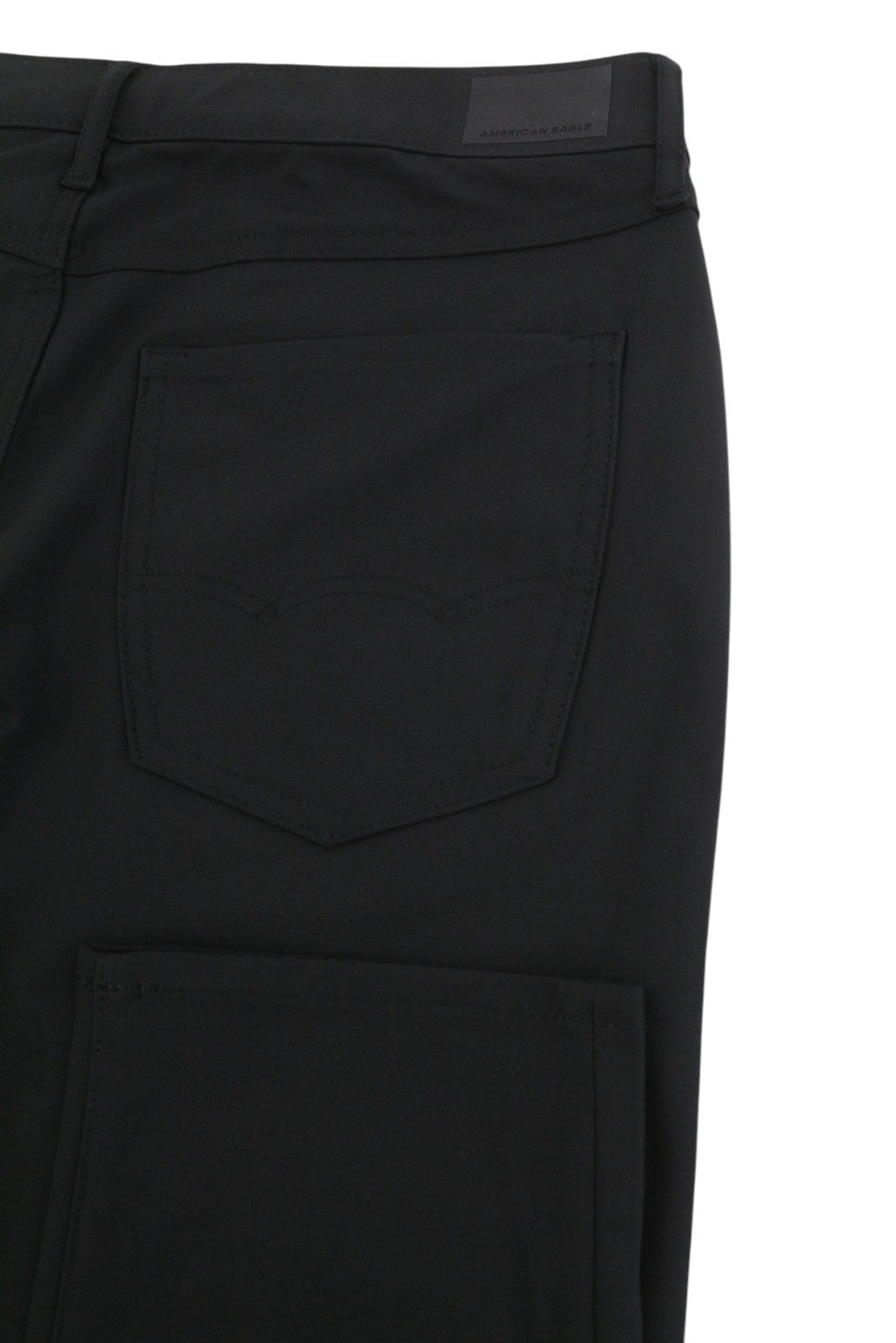 American Eagle Outfitters Rörningsfri Slim Active Flex Men Byxor svart