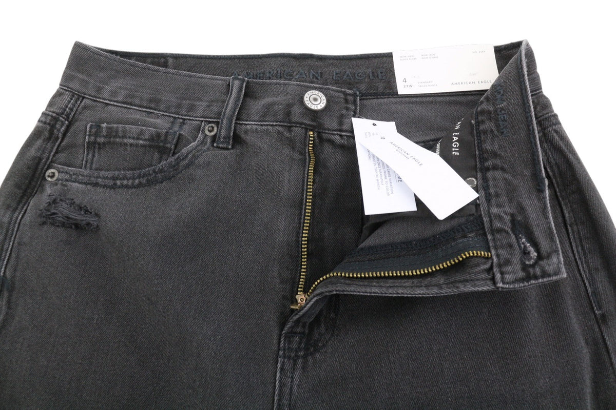 Jeans Mom Black Blaze