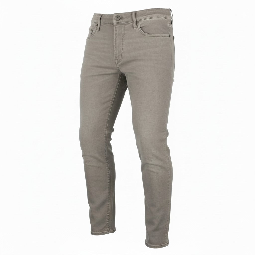 American Eagle Outfitters Skinny Ariflex+ Men Jeansgrey Whiskers Faded