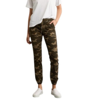 American Eagle Outfitters Jegging Jogger Calça feminina camuflada elástica