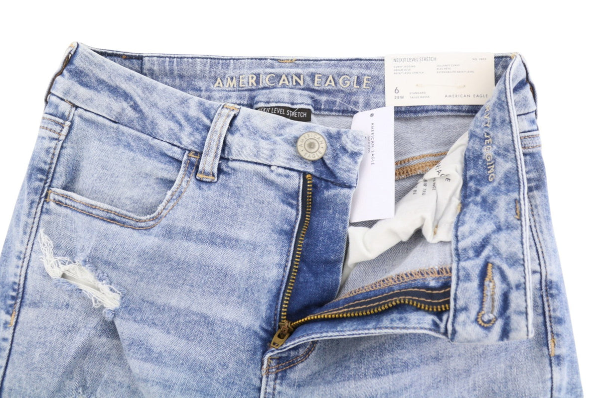 American Eagle Outfitters Curvy Jegging Dream Blue Women Jeansstretch