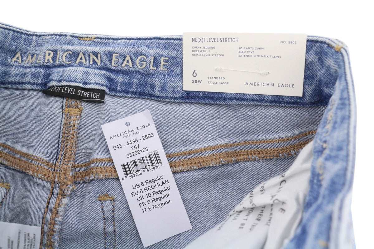 American Eagle Outfitters Curvy Jegging Dream Blue Women Jeansstretch
