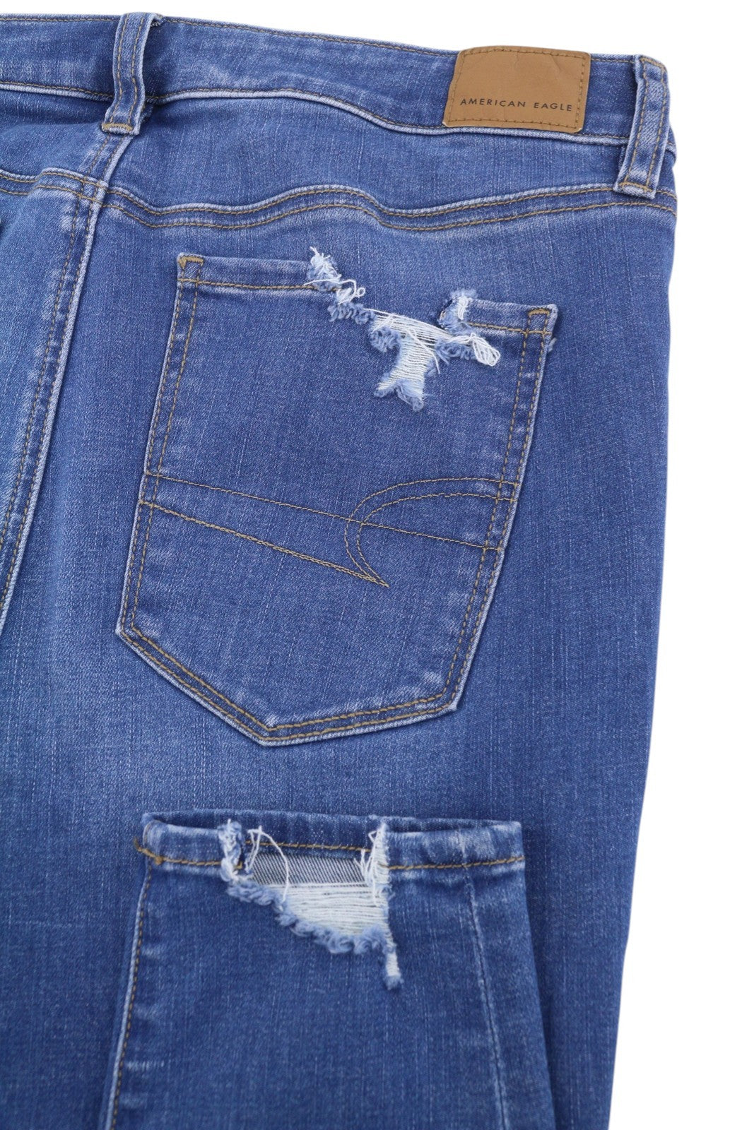 American Eagle Outfitters Temp Tech Jeggings de talle muy alto Mujer Vaquerosazul