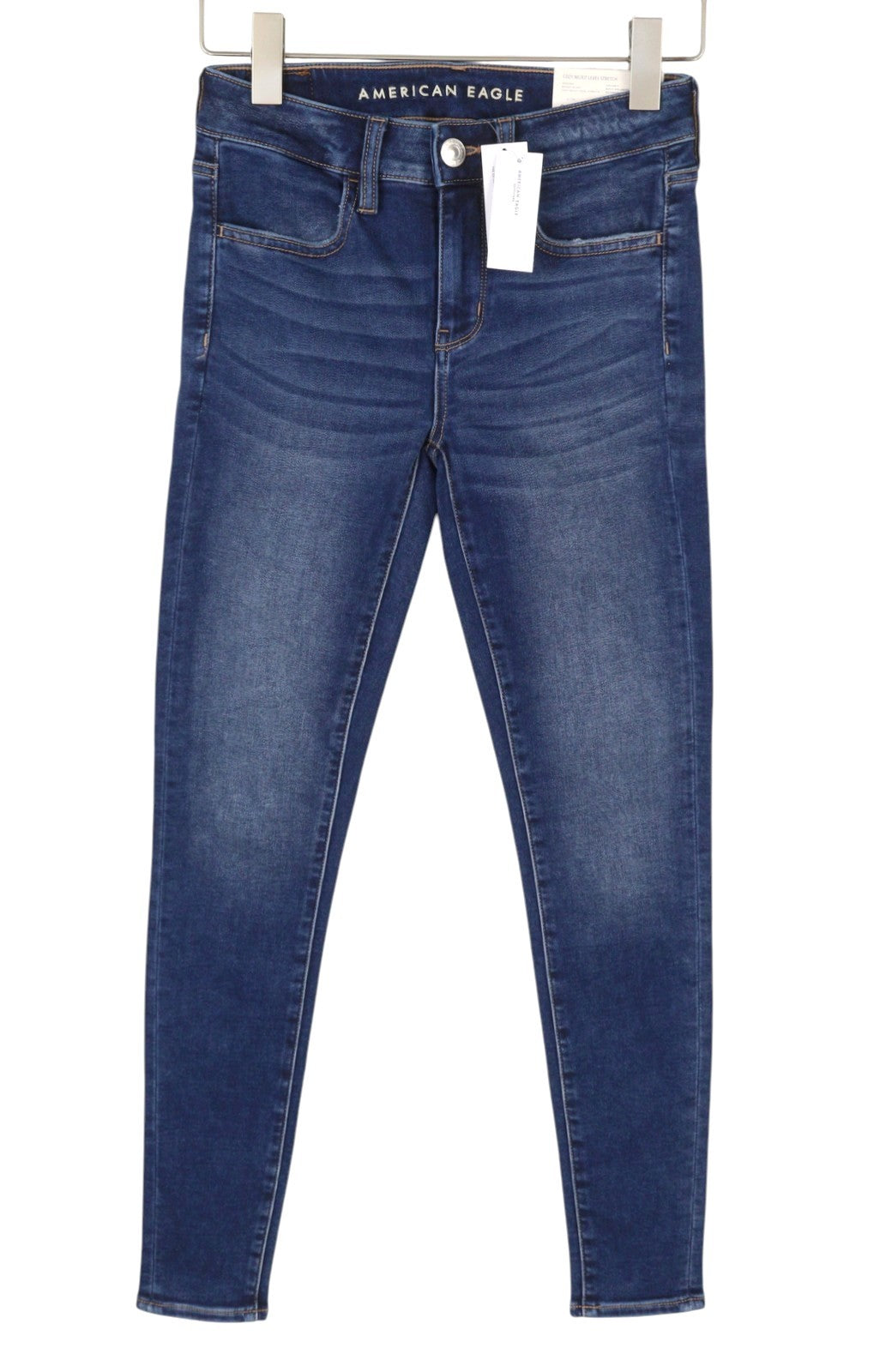 American Eagle Outfitters Jegging Moody Blue Dames Jeanscozy Stretch