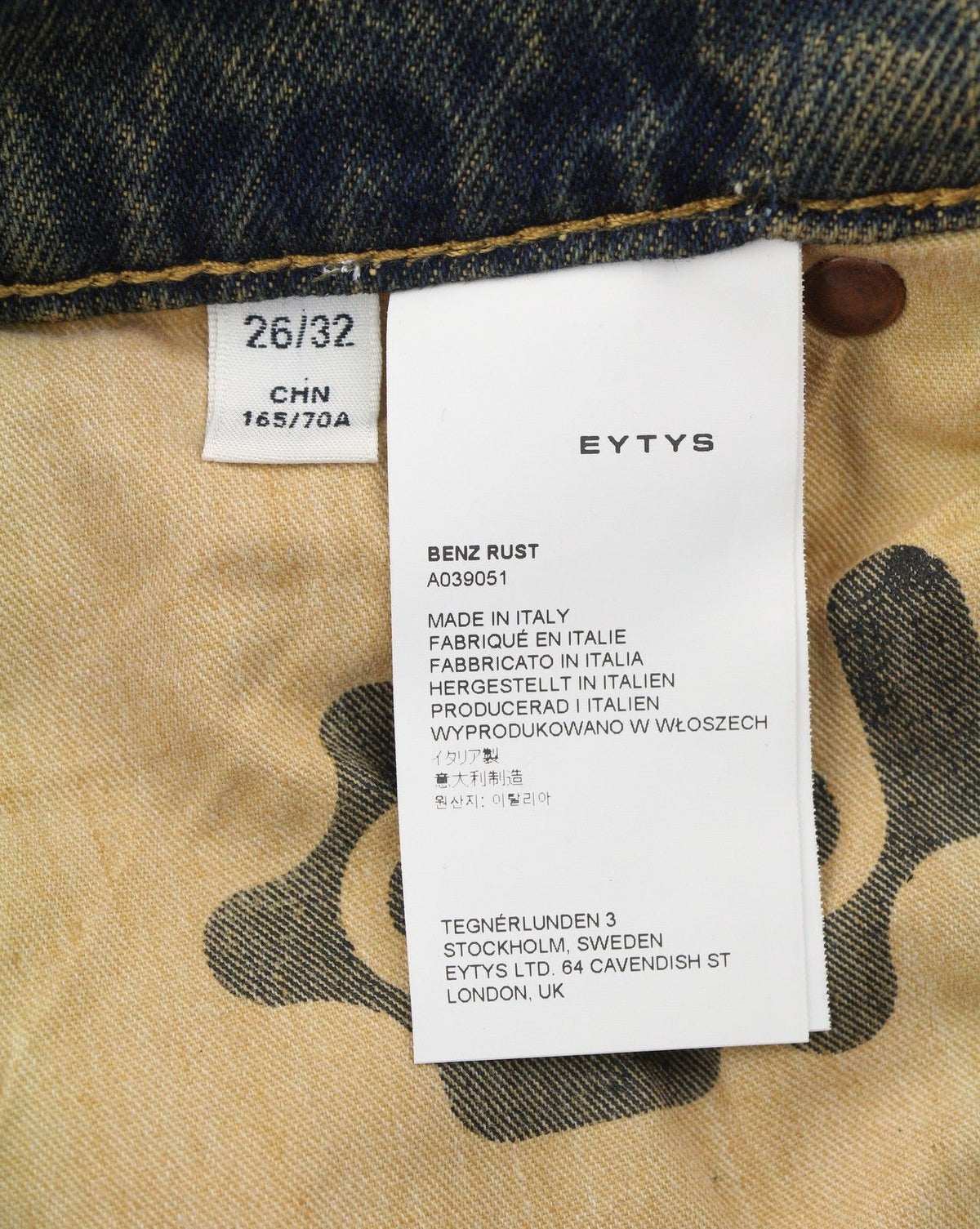 Jeans Benz Roest Baggy Fit