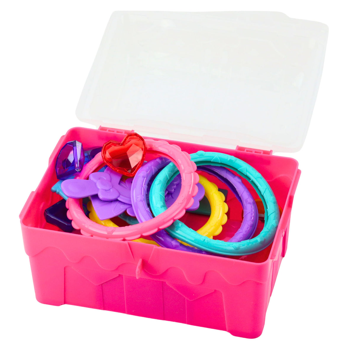 Treasure Chest Set For Diving And Water Fun Pink 21 Pcs.