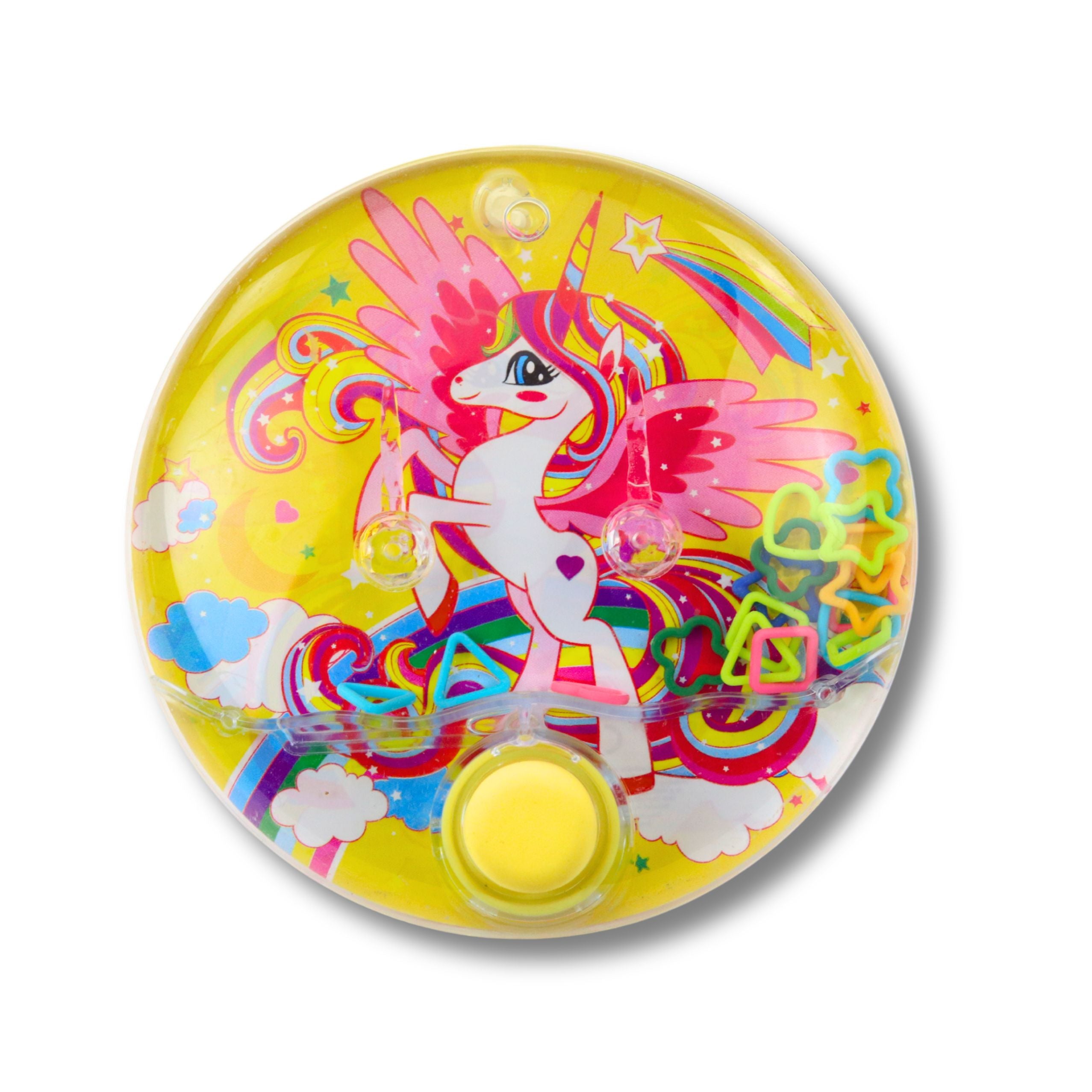 Water Arcade Game Unicorn Colorful Round 10 Cm