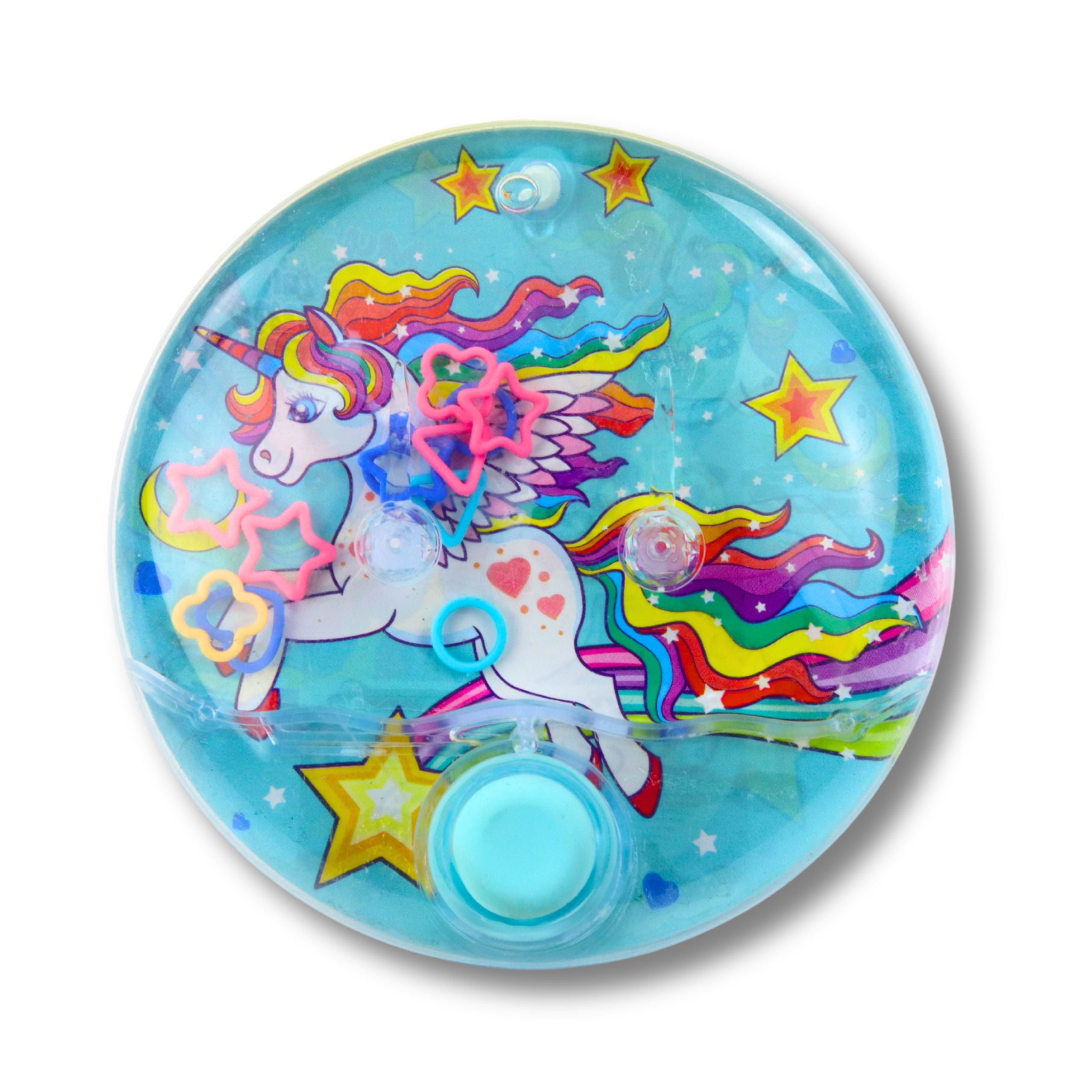 Water Arcade Game Unicorn Colorful Round 10 Cm
