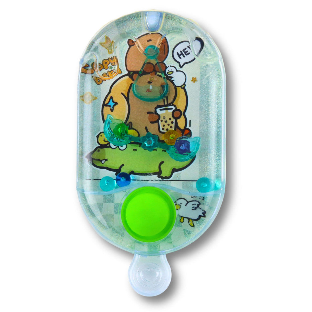 Jogo de fliperama aquático em formato de picolé Capivara Mix