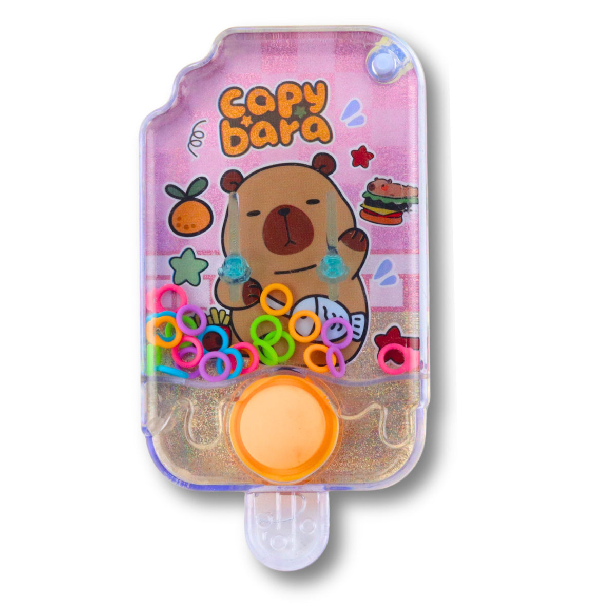 Jogo de fliperama aquático em formato de picolé Capivara Mix