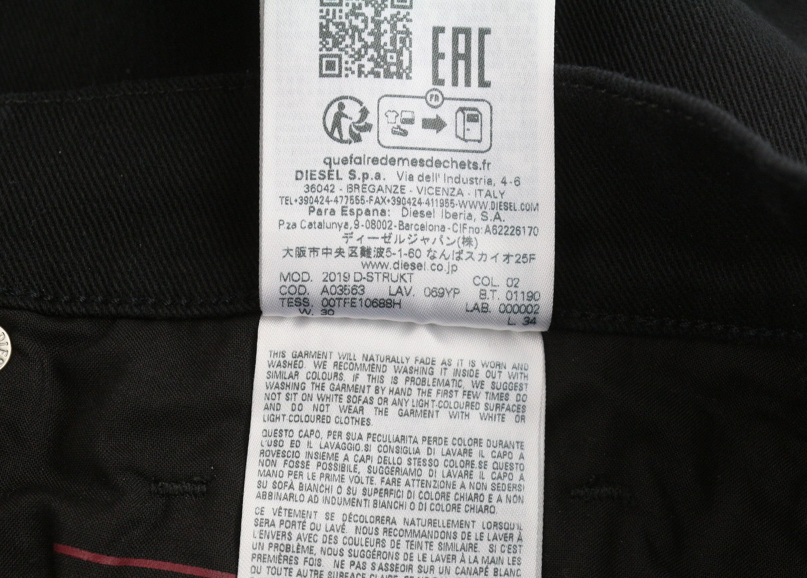 Jeans 2019 D-strukt 069yp