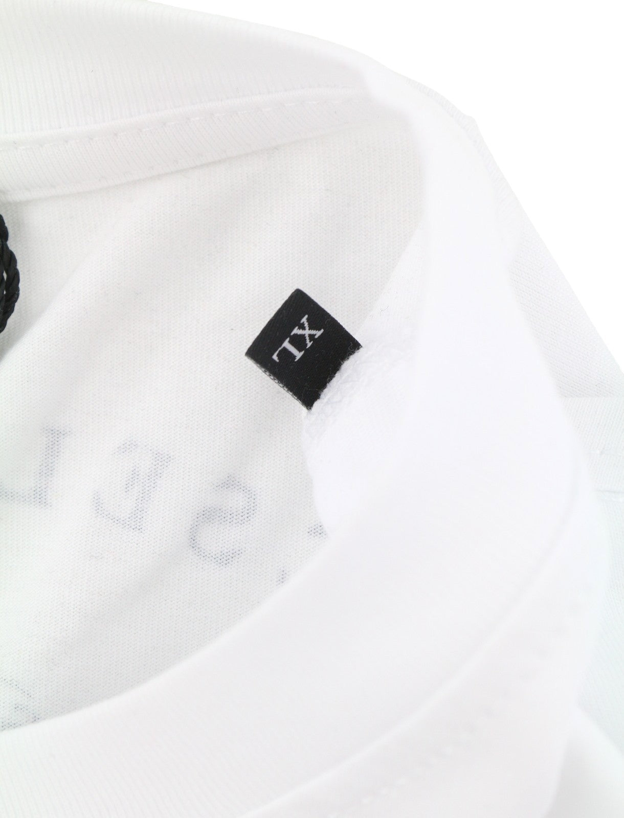 Diesel T-just-l4 Men T-shirtwhite Cotton Tricot Crew Neck Short Sleeve