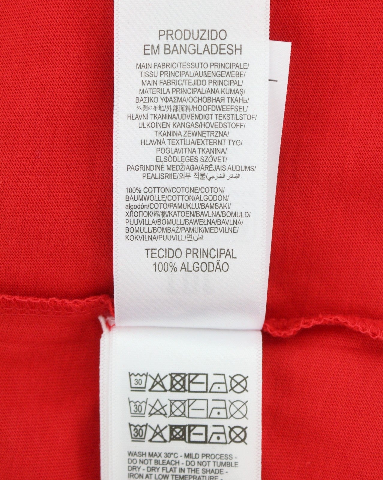 Diesel T-just 250232 Off Hombre Camisetarojo Algodón Cuello Redondo Manga Corta