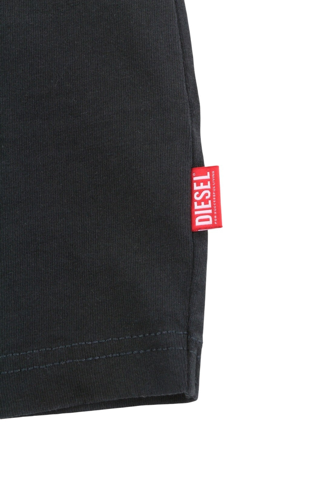 Diesel T-boxt-q4 Men T-shirtblack Patterned Oversized Crew Short Sleeve