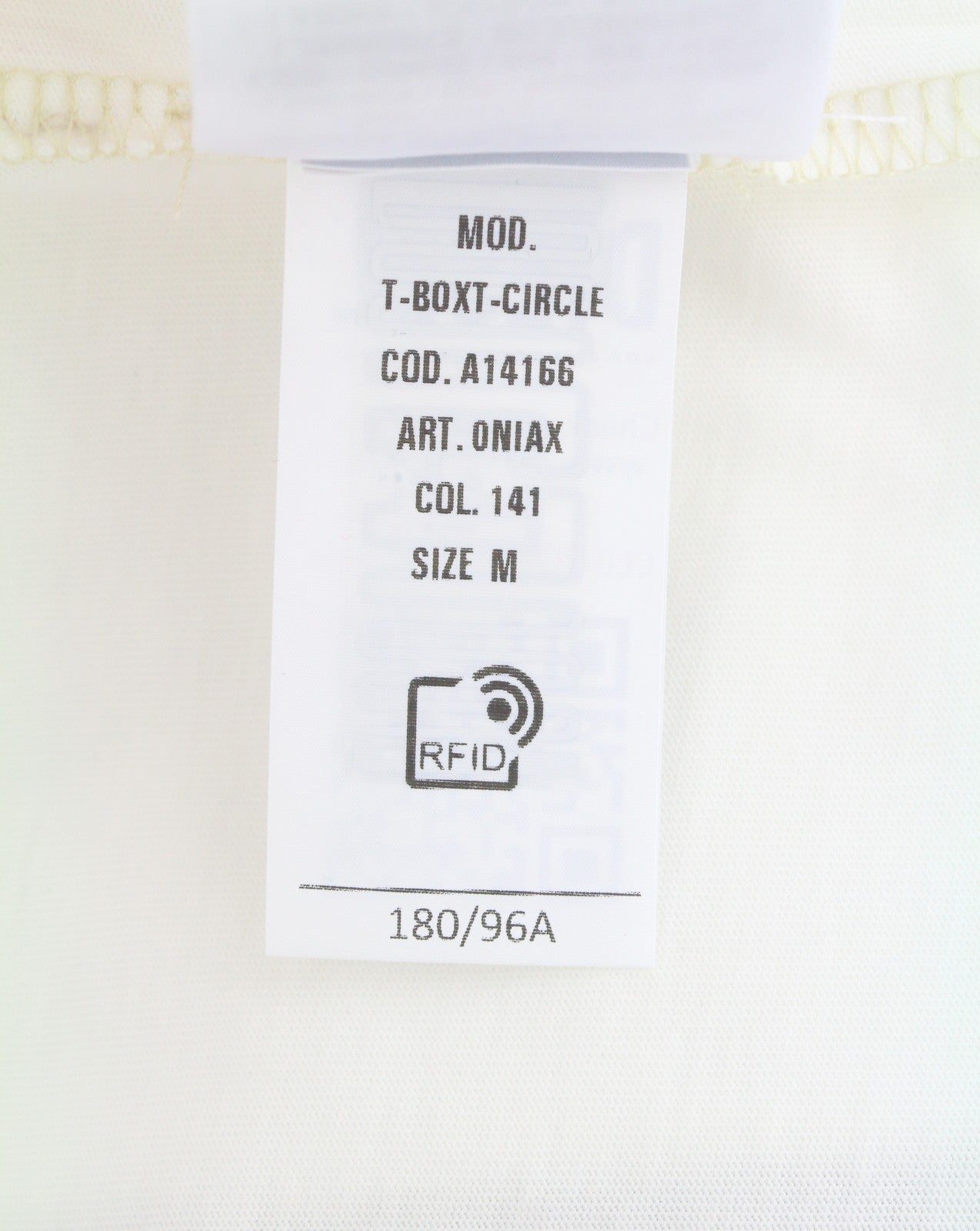 Diesel T-boxt-circle Pánské tričko bílé Oversized Crew Neck Krátký rukáv