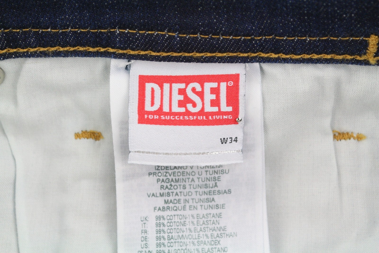 Díosal 2023 D-finitive 09f89 Men Jeansblue Faded barrchaolaithe Fit Rrp150