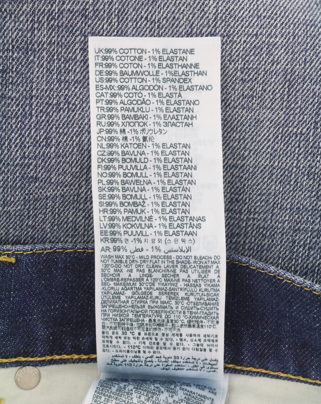 Diesel 2019 D-strukt R917i Uomo Jeansblu Faded Distress Slim Rrp195
