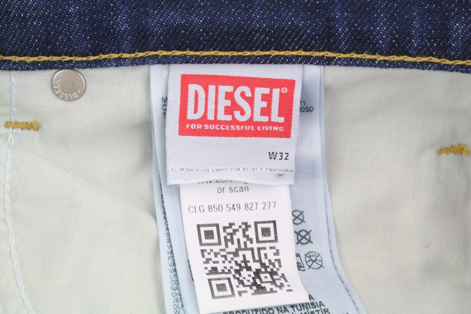 Diesel 2019 D-strukt R917i Men JeansBlue Faded Distress Slim Rrp195