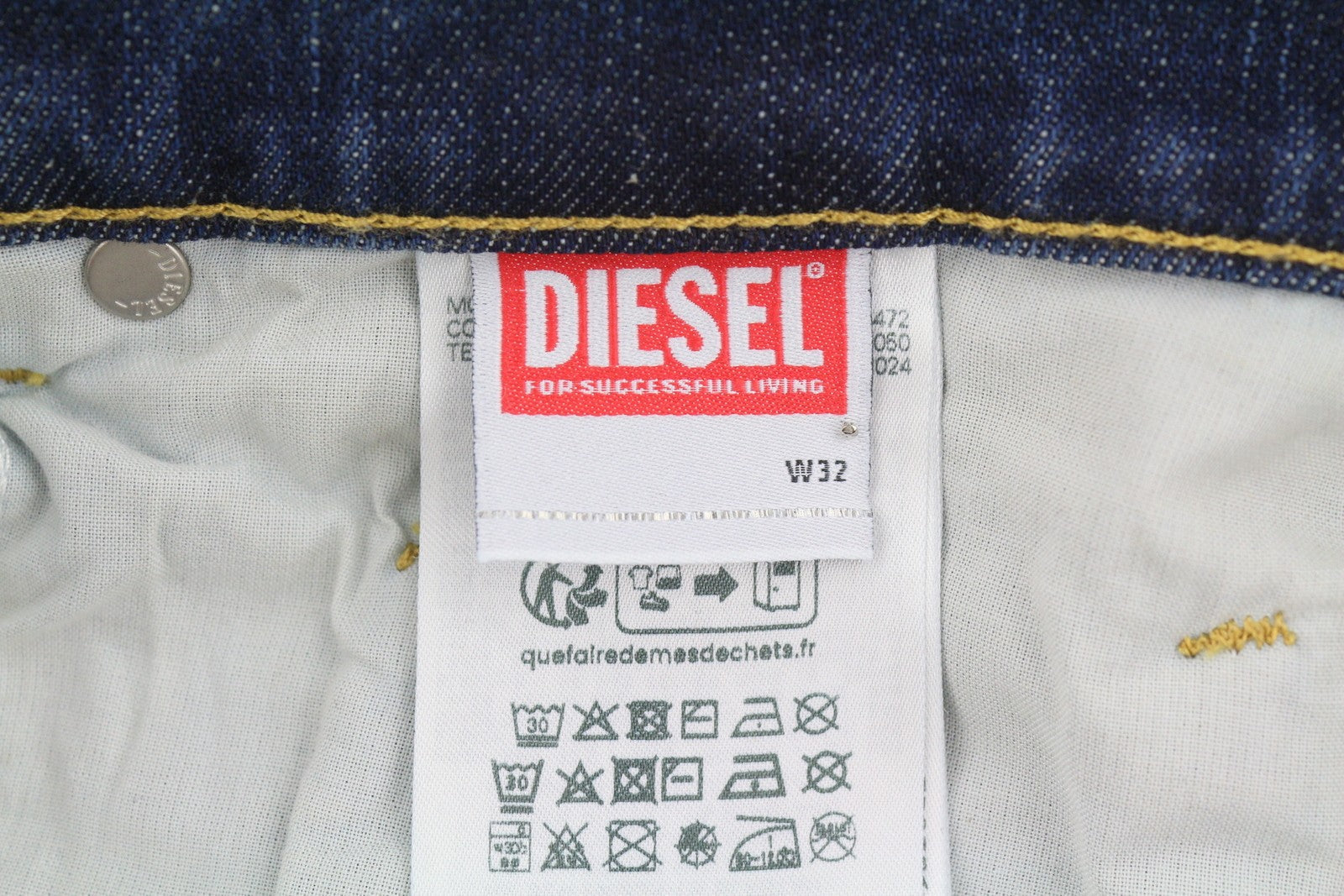 Diesel 2019 D-strukt R8i0c Men JeansBlue Faded Distress Slim Rrp250
