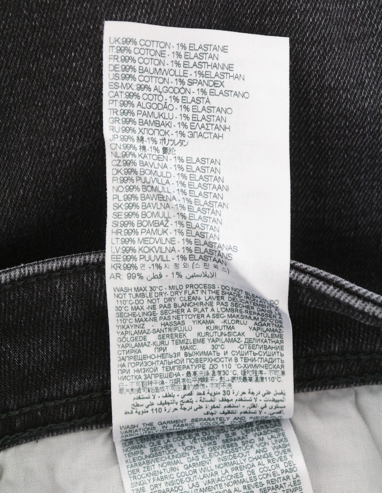 Diesel 1979 Sleenker R9g61 Muži Džínové černé Vousy Vybledlé Skinny Rrp150