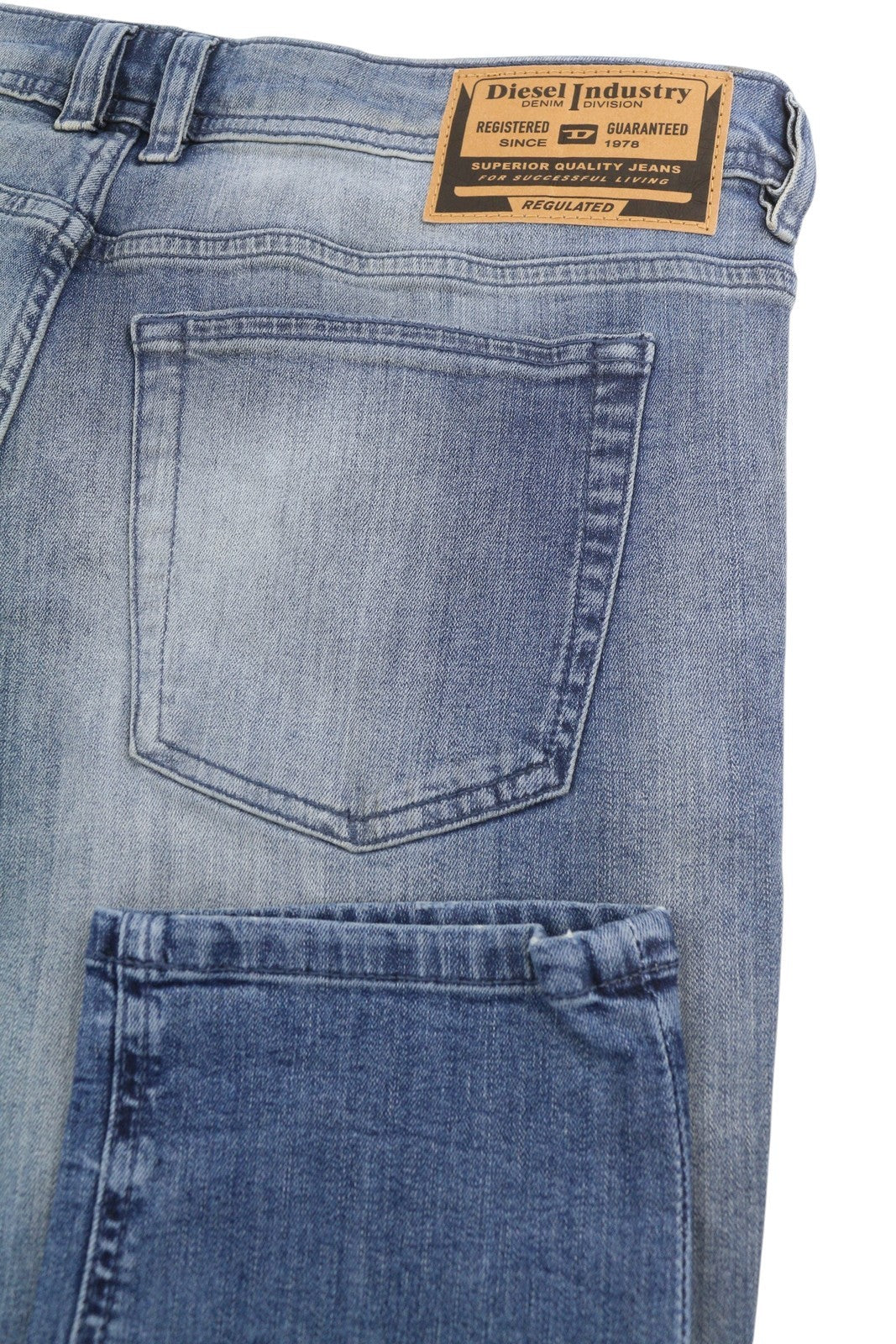 Diesel 1979 Sleenker Rbg04 Muži Jeansblue Distress Faded Skinny Rrp195