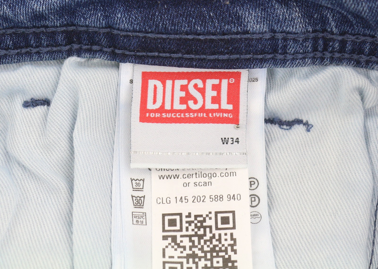 Diesel 1979 Sleenker Rbg04 Muži Jeansblue Distress Faded Skinny Rrp195