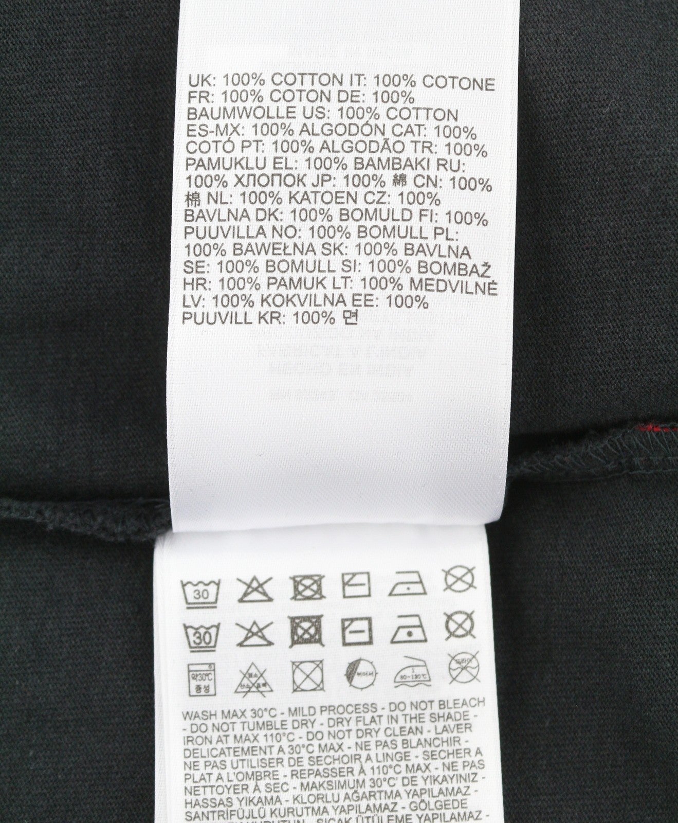 Diesel T-boxt-q4 Mænd T-shirt sort mønstret Oversized Crew Kortærmet