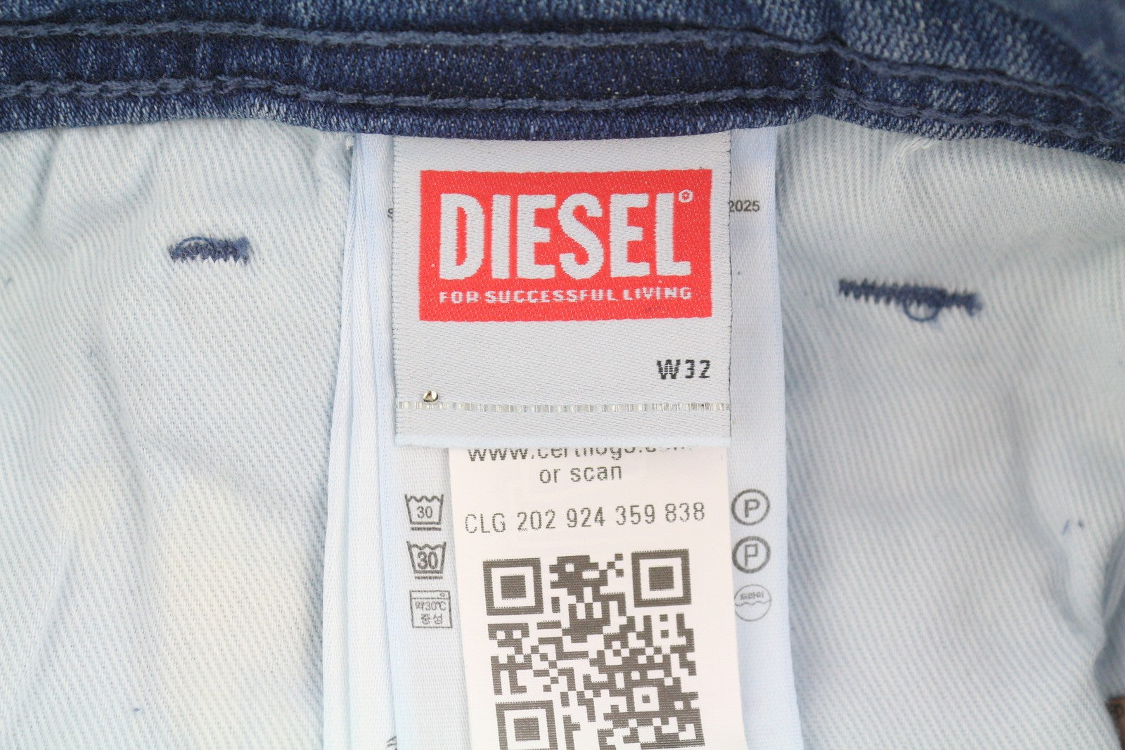 Diesel 1979 Sleenker Rbg04 Muži Jeansblue Distress Faded Skinny Rrp195