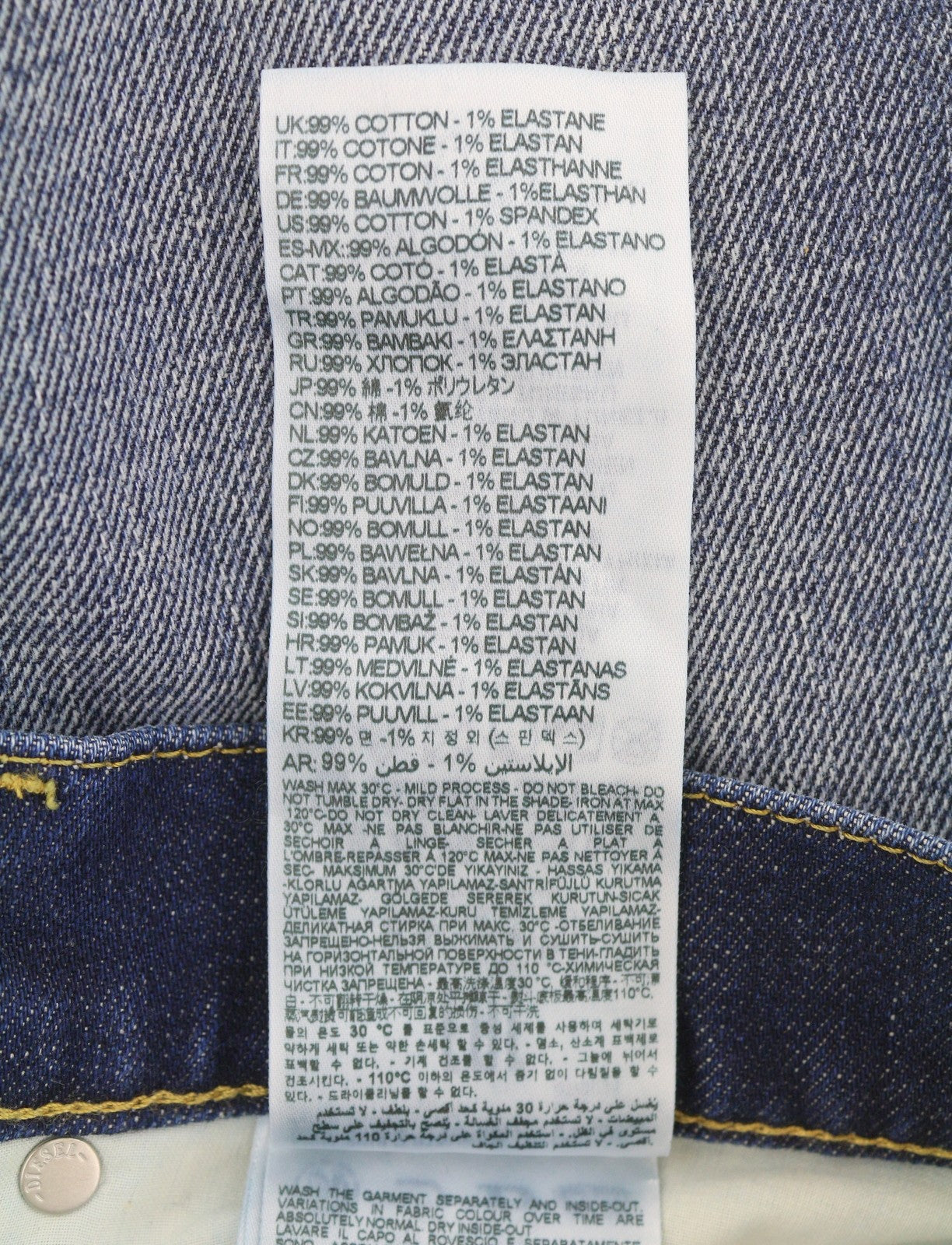 Diesel 2019 D-strukt R917i Men Jeansblue Faded Distress Slim Rrp195
