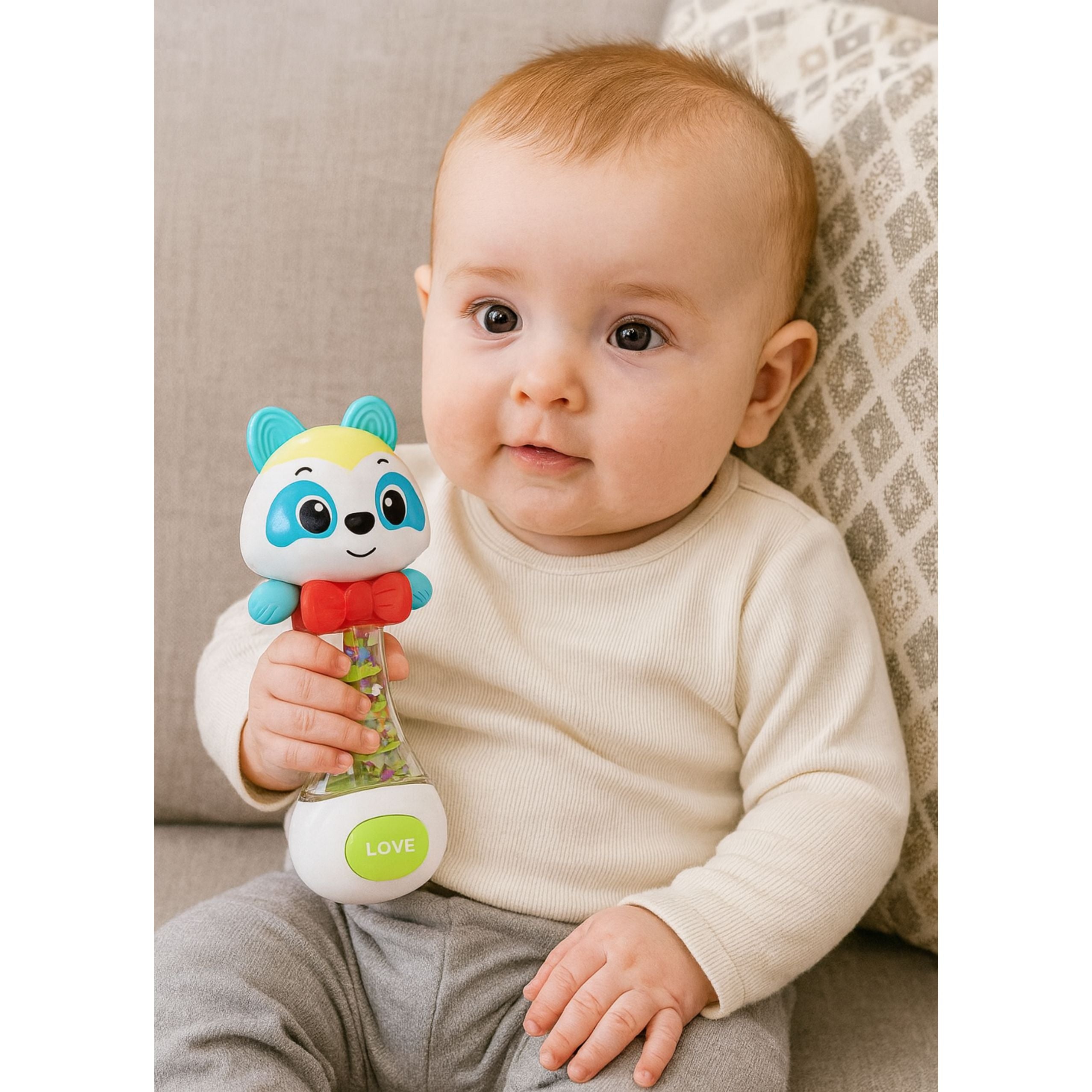 Rattle Toy For Babies Teddy Bear With Colorful Balls
