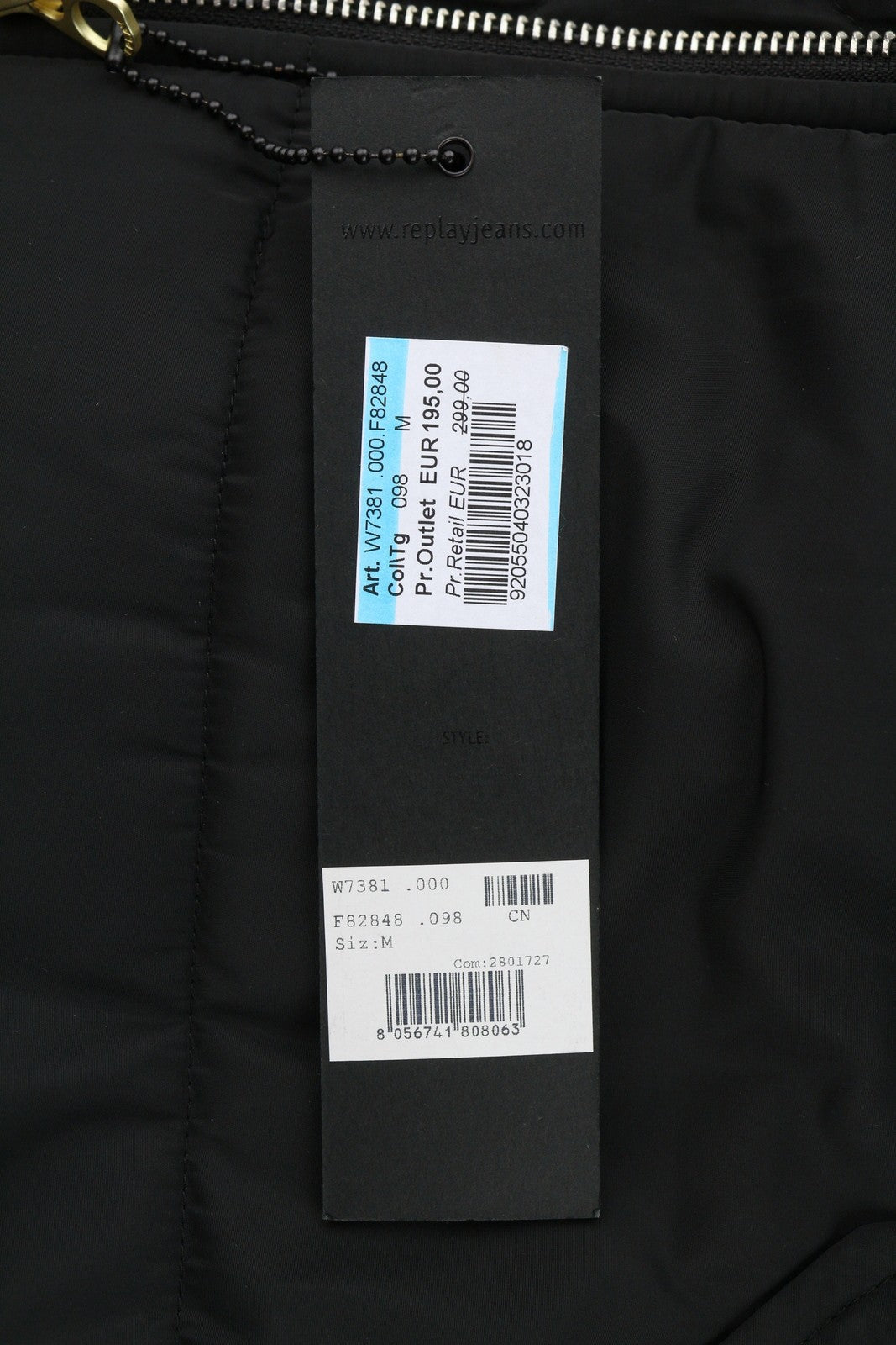 Black Polyester Jacket