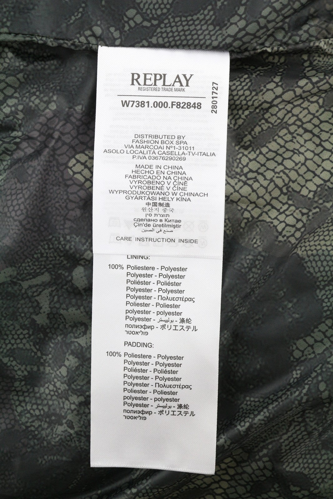 Black Polyester Jacket