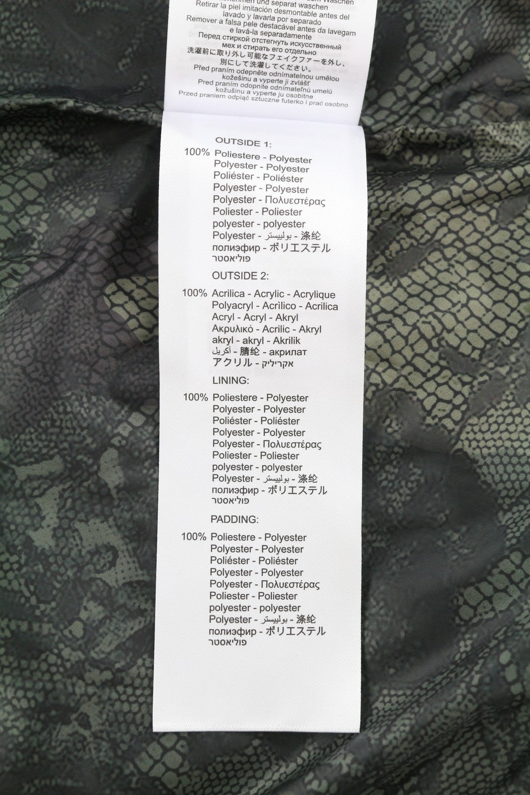 Black Polyester Jacket