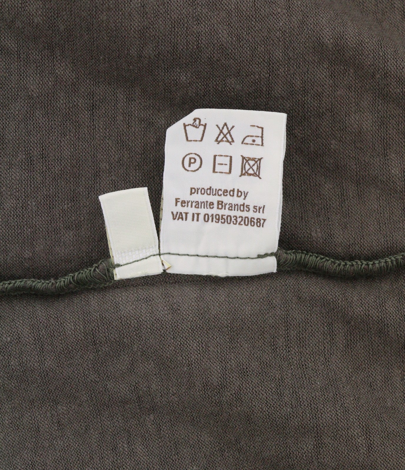 Filippo De Laurentiis Men Polos It48brown Linen Blend Short Sleeve