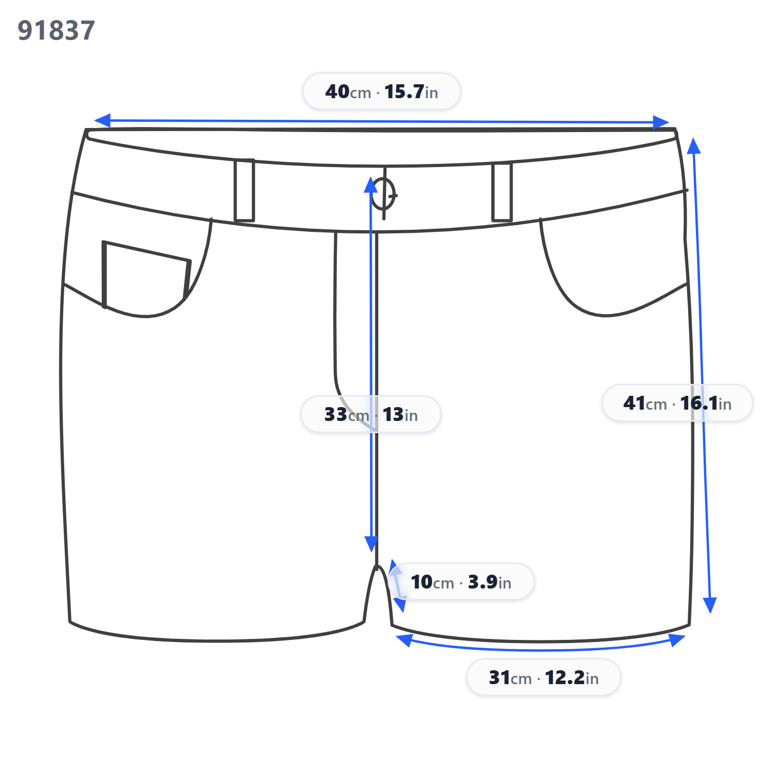 R13 Nina Mujer Shorts 26 Lapis Selvedge Blue Edición Limitada Denim Ss26 Rrp735