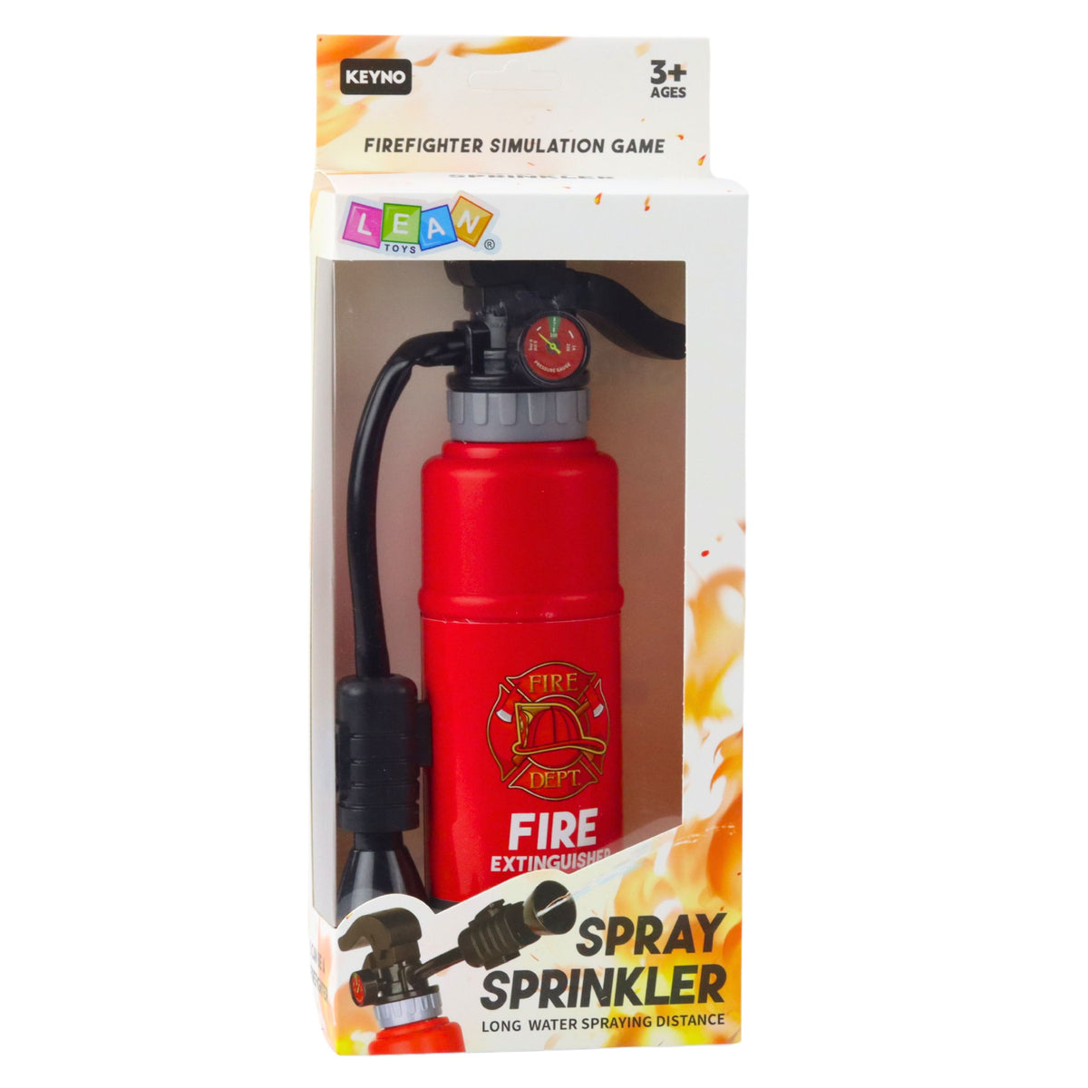 Toy Fire Extinguisher For A Little Firefighter With Water Spray Function