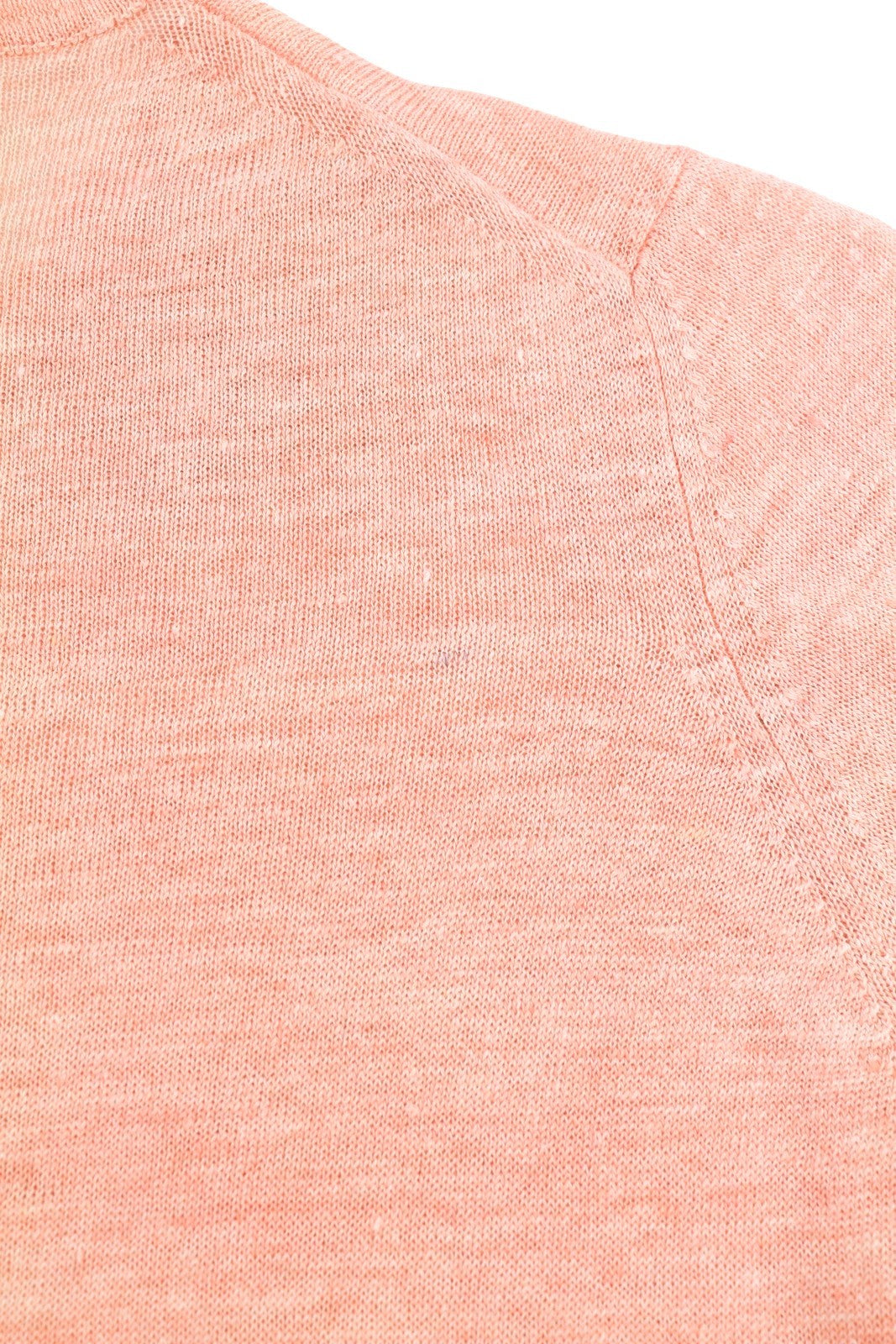 Filippo De Laurentiis Herr T-shirt It48rosa Melange Linne Pocket Kort ärm