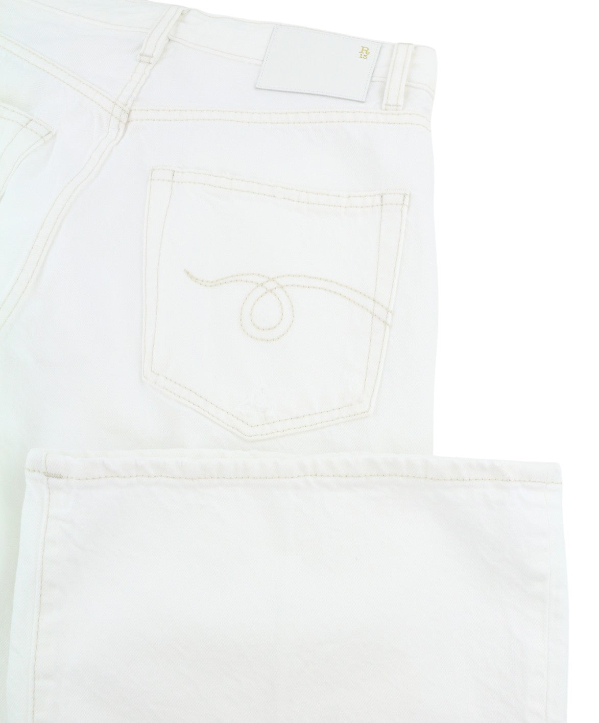 R13 Charlotte Dámské Jeans 26 Aerin White Flare High Rise Ss26 Rrp620