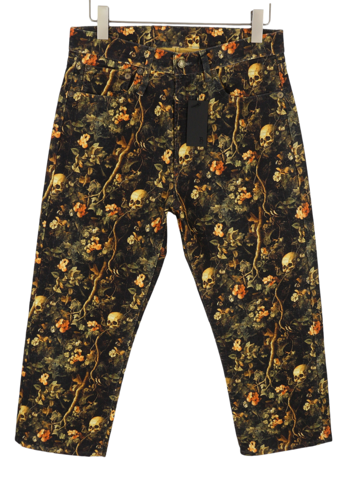 Bríste Mná R13 X-bf 27 Veilbhit Camo Moleskin Cropped