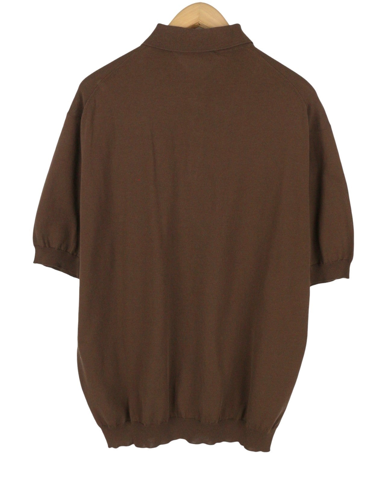Braune Poloshirts aus Baumwolle